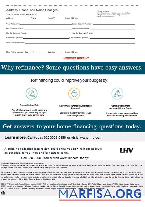 Realistic United Kingdom LHV Group bank mortgage statement in Word and PDF formats, 3 pages 3 download for verification